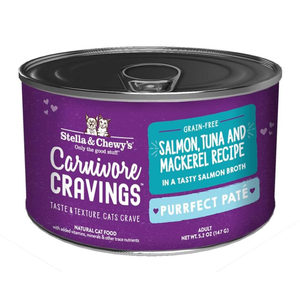 Stella and Chewy's Carnivore Cravings Salmon, Tuna and Mackerel Recipe (Purrfect Pate)