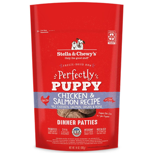 Stella and Chewy's Freeze-Dried Patties Perfectly Puppy - Chicken & Salmon Recipe