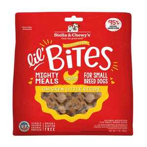 Stella and Chewy's Lil' Bites Mighty Meals Chicken Little Recipe For Small Breed Dogs
