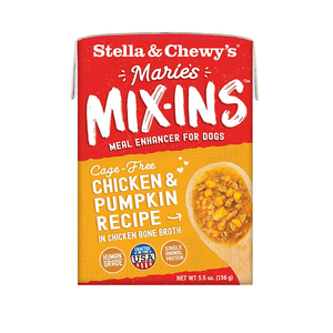 Stella and Chewy's Marie's Mix-Ins Chicken & Pumpkin Recipe In Chicken Bone Broth