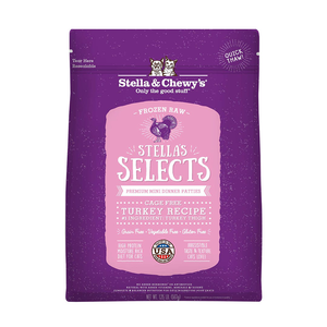 Stella and Chewy's Selects (Frozen Raw) Cage Free Turkey Recipe