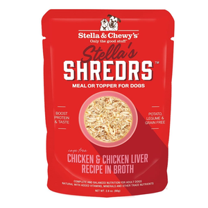 Stella and Chewy's Stella's Shredrs Chicken & Chicken Liver Recipe In Broth