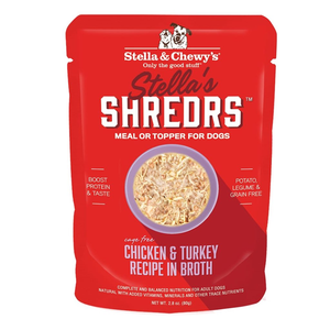 Stella and Chewy's Stella's Shredrs Chicken & Turkey Recipe In Broth