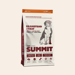 Summit Farmstead Feast Pork Meal + Lamb Meal Recipe For Large Breed Adult Dogs