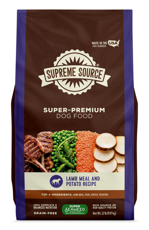 Supreme Source Super-Premium Dog Food Lamb Meal and Potato Recipe