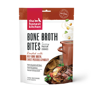The Honest Kitchen Bone Broth Bites Roasted With Beef Bone Broth, Sweet Potatoes & Parsley