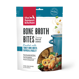 The Honest Kitchen Bone Broth Bites Roasted With Turkey Bone Broth, Pumpkin & Parsley