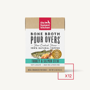 The Honest Kitchen Bone Broth Pour Overs Turkey & Salmon Stew