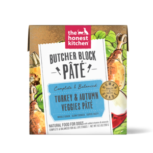 The Honest Kitchen Butcher Block Turkey & Autumn Veggies Pate For Dogs