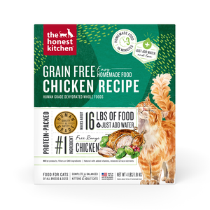 The Honest Kitchen Dehydrated Cat Food Grain Free Chicken Recipe