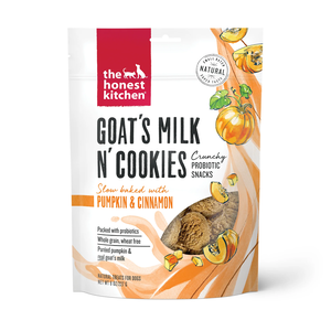 The Honest Kitchen Goat's Milk N' Cookies Pumpkin & Cinnamon Recipe