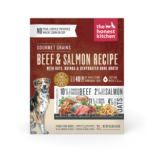 The Honest Kitchen Gourmet Grains Beef & Salmon Recipe For Dogs
