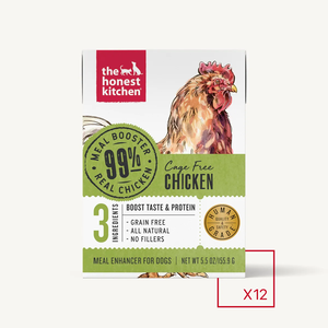 The Honest Kitchen Meal Booster 99% Cage Free Chicken Recipe