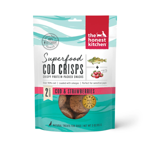 The Honest Kitchen Superfood Cod Crisps Cod & Strawberries