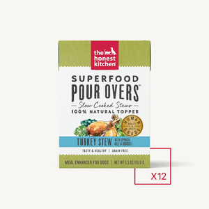 The Honest Kitchen Superfood Pour Overs Turkey Stew With Spinach, Kale & Broccoli