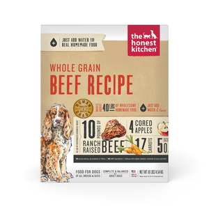 The Honest Kitchen Dehydrated Dog Food Whole Grain Beef Recipe