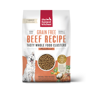 The Honest Kitchen Whole Food Clusters Grain Free Beef Recipe For Dogs