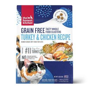 The Honest Kitchen Whole Food Clusters Grain Free Turkey & Chicken Recipe For Cats