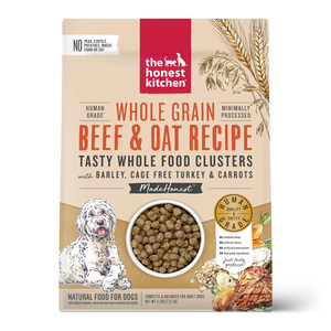 The Honest Kitchen Whole Food Clusters Whole Grain Beef & Oat Recipe For Dogs