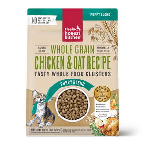 The Honest Kitchen Whole Food Clusters Whole Grain Chicken & Oat Recipe For Puppies