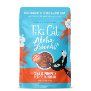 Tiki Cat Aloha Friends Tuna & Pumpkin Recipe In Broth