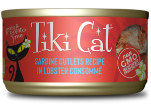Tiki Cat Bora Bora Grill Sardine Cutlets Recipe In Lobster Consommé