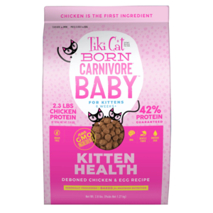 Tiki Cat Born Carnivore Baby Deboned Chicken & Egg Recipe For Kitten Health