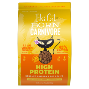 Tiki Cat Born Carnivore High Protein Deboned Chicken & Egg Recipe