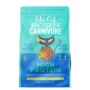 Tiki Cat Born Carnivore High Protein Herring & Salmon Meal Recipe