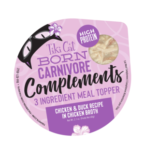Tiki Cat Born Carnivore Complements Chicken & Duck Recipe In Chicken Broth