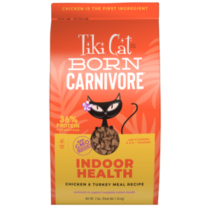 Tiki Cat Born Carnivore Indoor Health Chicken & Turkey Meal Recipe