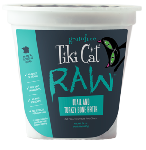 Tiki Cat Raw Quail and Turkey Bone Broth