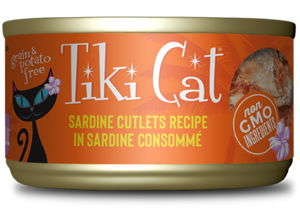 Tiki Cat Tahitian Grill Sardine Cutlets Recipe In Sardine Consommé