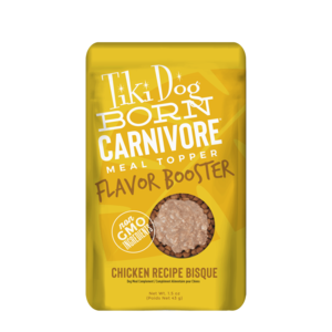 Tiki Dog Born Carnivore Flavor Booster Chicken Recipe Bisque