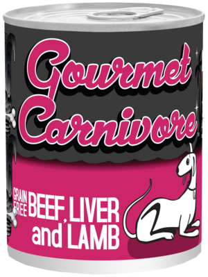 Tiki Dog Gourmet Carnivore Grain Free Beef, Liver and Lamb