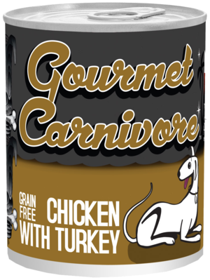 Tiki Dog Gourmet Carnivore Grain Free Chicken With Turkey