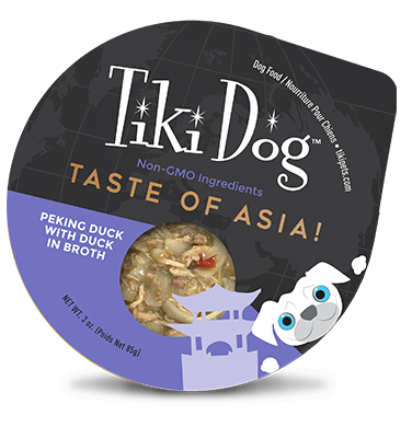 Tiki Dog Taste of Asia Peking Duck With Duck In Broth