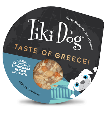 Tiki Dog Taste of Greece Lamb, Couscous & Chickpea Recipe In Broth
