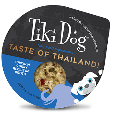 Tiki Dog Taste of Thailand Chicken Curry Recipe In Broth