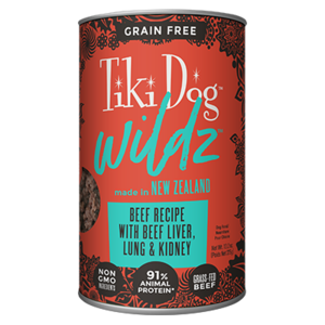 Tiki Dog Wildz Beef Recipe With Beef Liver, Lung & Kidney