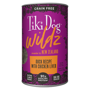 Tiki Dog Wildz Duck Recipe With Chicken Liver