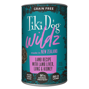Tiki Dog Wildz Lamb Recipe With Lamb Liver, Lung & Kidney