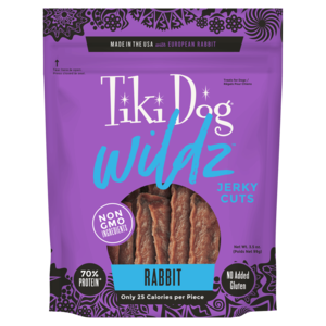 Tiki Dog Wildz Rabbit Jerky Cuts