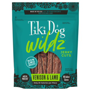 Tiki Dog Wildz Venison & Lamb Jerky Cuts