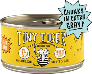 Tiny Tiger Grain-Free Chunks In Extra Gravy Chicken Recipe