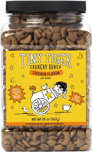 Tiny Tiger Crunchy Bunch Chicken Flavor Cat Treats