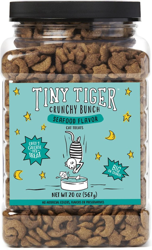 Tiny Tiger Crunchy Bunch Seafood Flavor Cat Treats