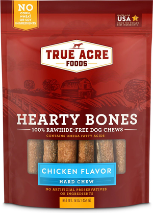 True Acre Hearty Bones Chicken Flavor Hard Chews