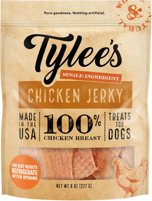 Tylee's Single-Ingredient Treats Chicken Jerky For Dogs