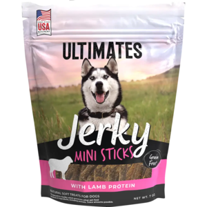 Ultimates Jerky Mini Sticks With Lamb Protein